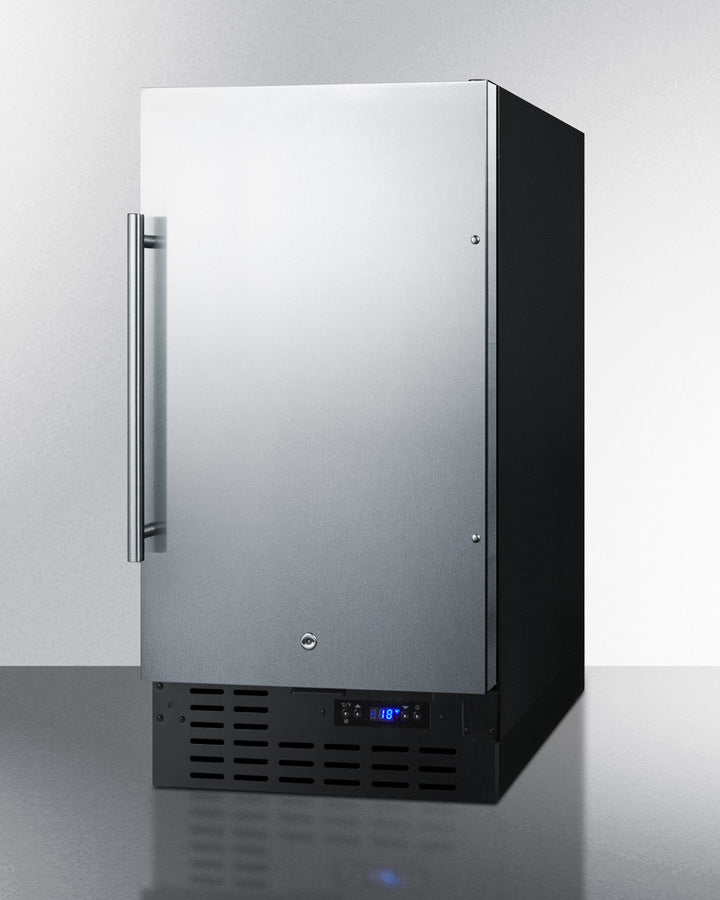 Summit FF1843BSS 30" Wide 18.4 cu.ft. Bottom Freezer Refrigerator – Stainless Steel