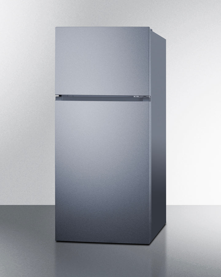 Summit FF18SSIM 30" Wide 18 cu.ft. Top Mount Refrigerator-Freezer with Icemaker – Stainless Steel