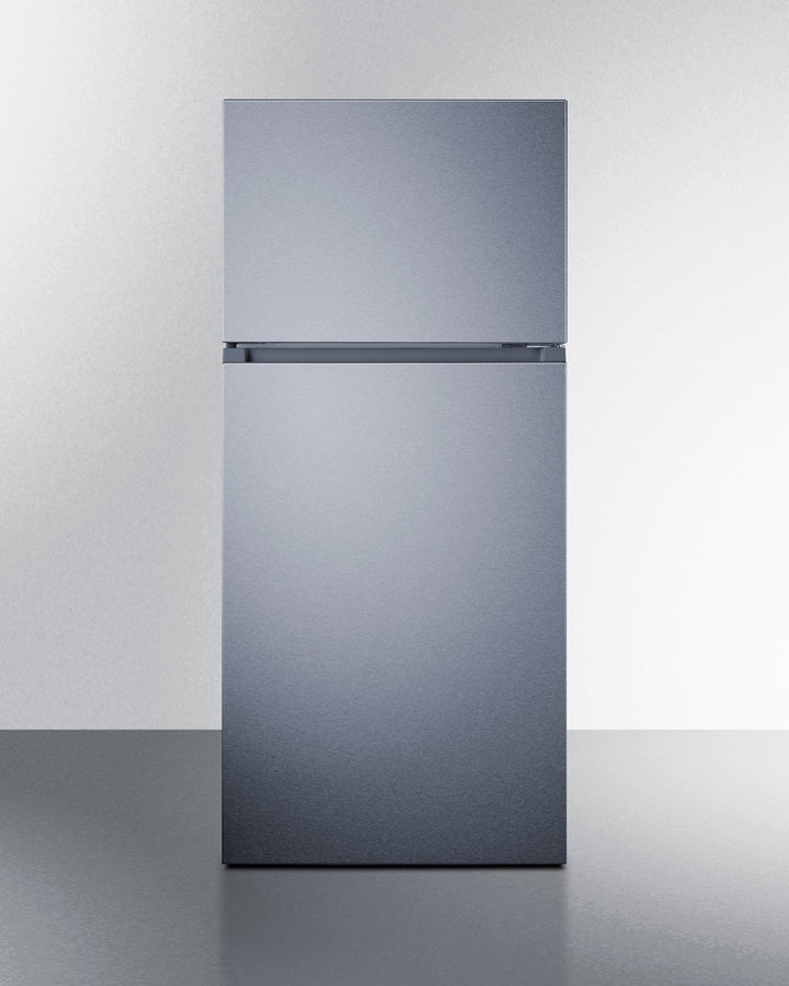 Summit FF18SSIM 30" Wide 18 cu.ft. Top Mount Refrigerator-Freezer with Icemaker – Stainless Steel