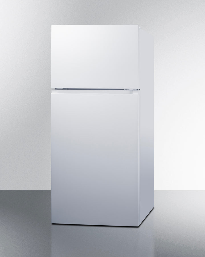 Summit FF18W 30″ Wide Top-Mount Refrigerator-Freezer – 18.0 cu. ft., Classic White Finish, Frost-Free