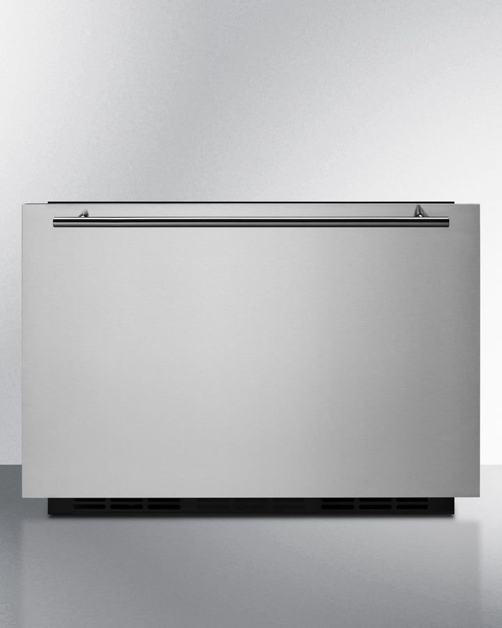 Summit FF1DSS24 24″ Wide Built-In Drawer Refrigerator – Stainless Steel / Panel-Ready Drawer