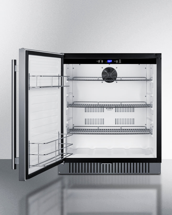 Summit FF27BCSSADALHD 27" Wide 13.8 Cu.Ft. ADA Compliant Bottom Freezer Refrigerator – Stainless Steel