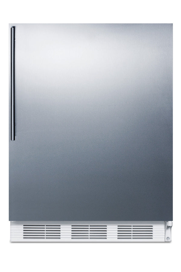 Summit FF61WSSHVADA 24" Wide 5.8 cu.ft. ADA Compliant All-Refrigerator – Stainless Steel