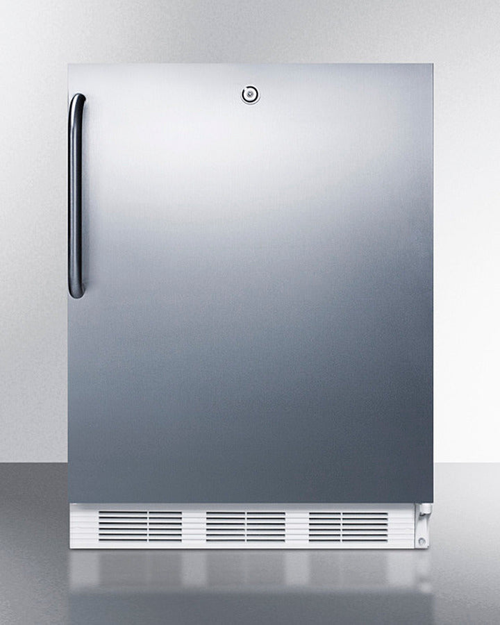 Summit FF6LWBI7SSHH 24" Wide 5.5 cu.ft. Built-In All-Refrigerator – Stainless Steel