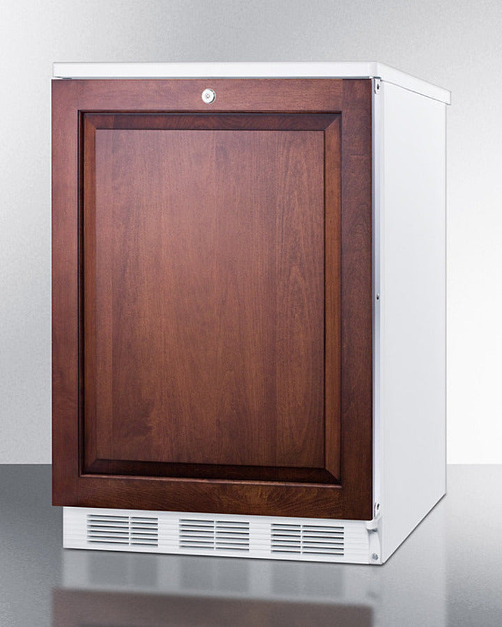 Summit FF6LWBI7IF 24" Wide 5.5 cu.ft. Built-In All-Refrigerator – White
