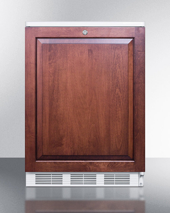 Summit FF6LWBI7IF 24" Wide 5.5 cu.ft. Built-In All-Refrigerator – White
