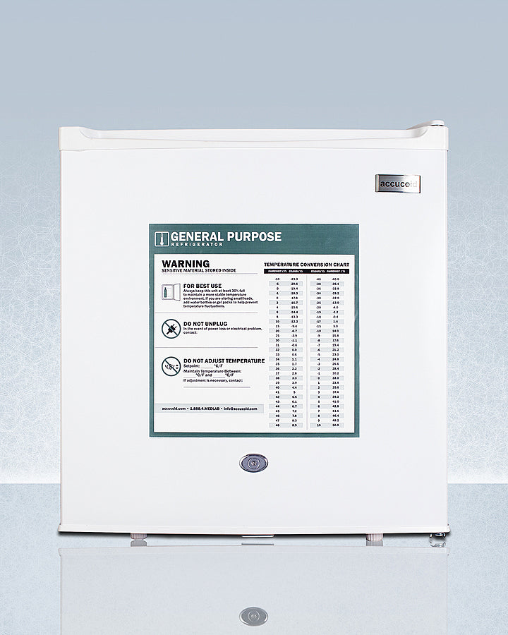 Summit FFAR23LGP 20.75″ High Compact All-Refrigerator – White Cabinet, 1.7 cu ft