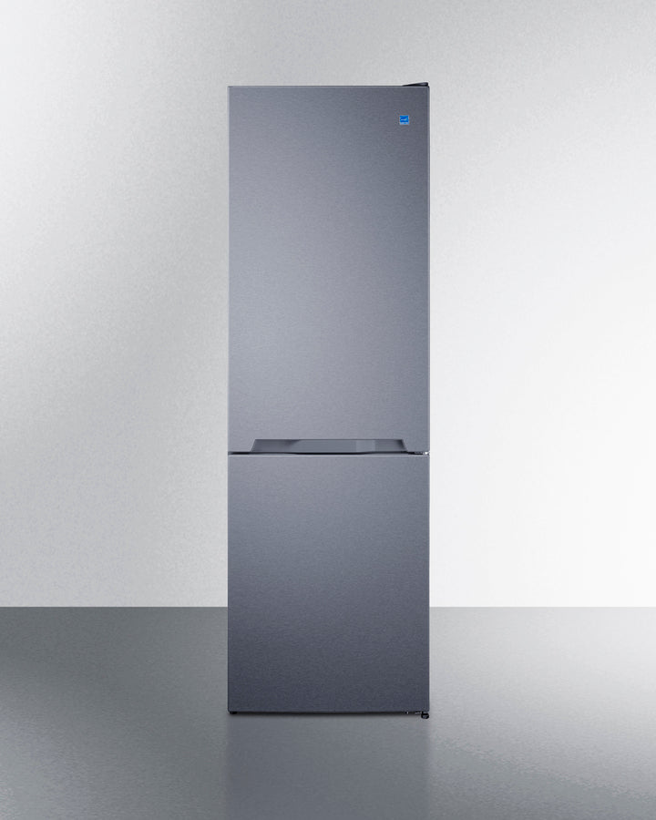 Summit FFBF124SS 24″ Wide Bottom-Mount Refrigerator-Freezer – 11.7 cu. ft., Stainless Steel, Frost-Free, ENERGY STAR