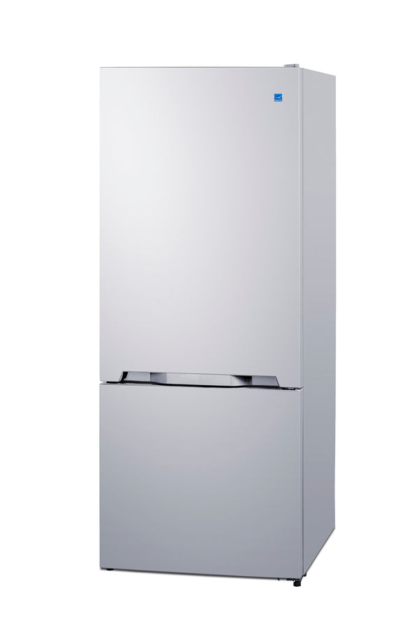 Summit FFBF154SSIM 15.1 cu.ft. Bottom Freezer Refrigerator with Ice Maker – Stainless Steel