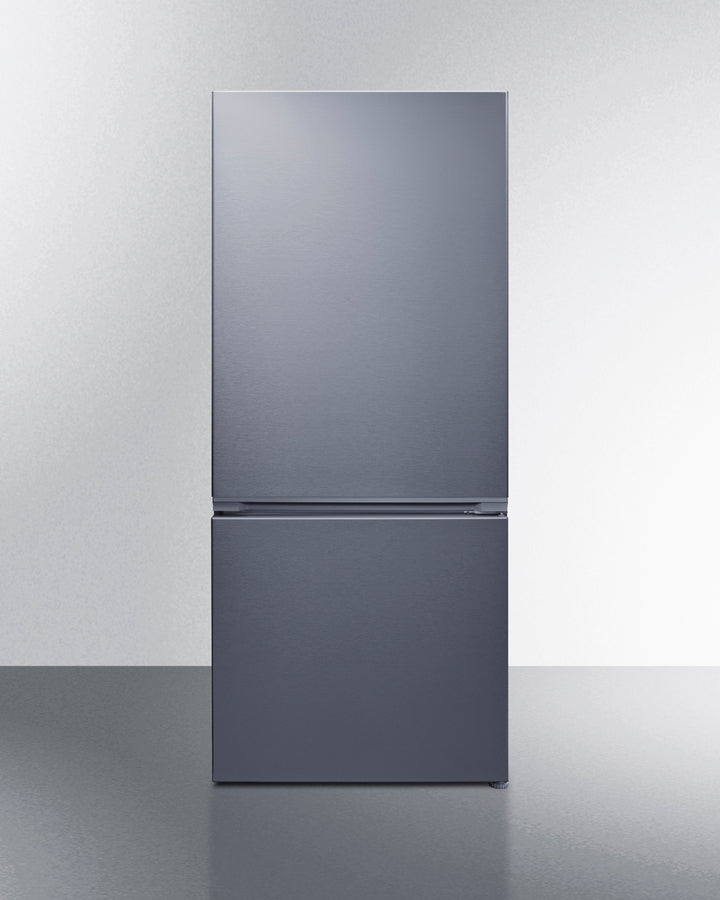 Summit FFBF174SSIM 30" Wide 16.1 cu. ft. Bottom Freezer Refrigerator – Counter Depth, ENERGY STAR, With Icemaker