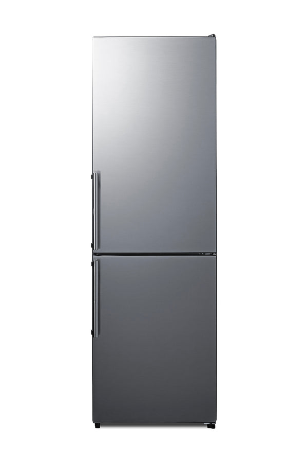 Summit FFBF235PLIM 24" Bottom Freezer Refrigerator with Icemaker – Stainless Look