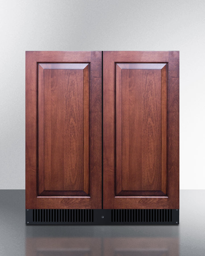 Summit FFRF3070BPNR 30″ Wide 5.1 cu. ft. Undercounter French-Door Refrigerator-Freezer – Panel-Ready, Built-In Capable