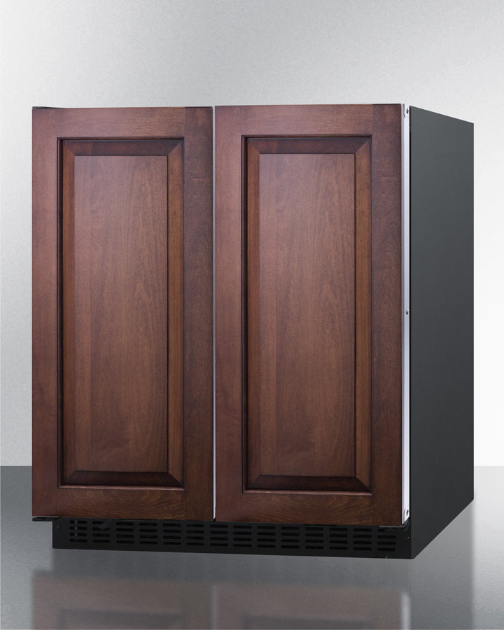 Summit FFRF3070BIF 30″ Wide Built-In Refrigerator-Freezer — Panel-Ready French Doors