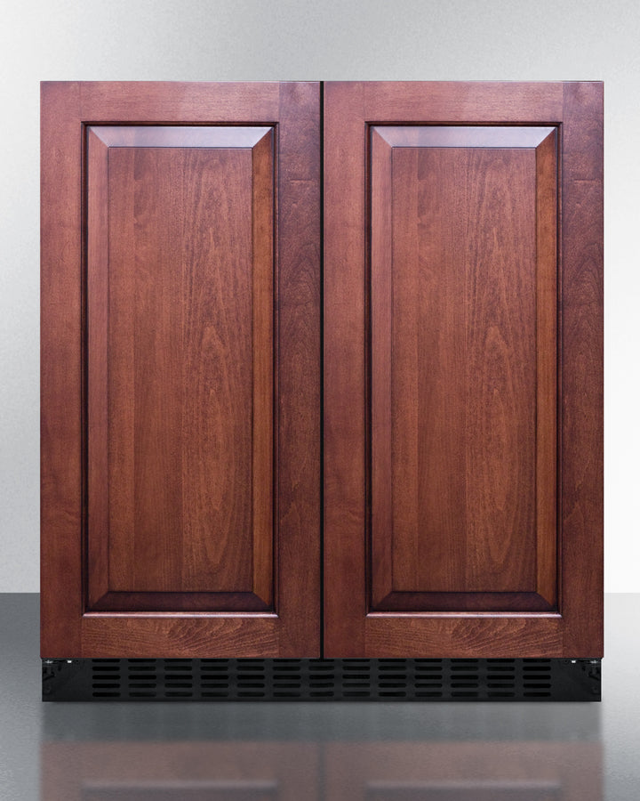 Summit FFRF3075WIF 30″ Wide Built-In Refrigerator-Freezer — Panel-Ready Overlay Design