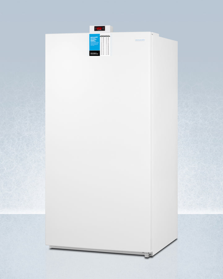 Summit FFUF194IM 33″ Wide Upright All-Freezer with Icemaker – White Cabinet