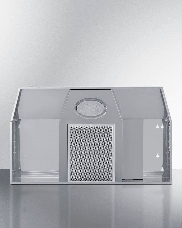 Summit H30RSSADA 30″ Wide Under-Cabinet Convertible Range Hood – Stainless Steel (ADA Compliant)