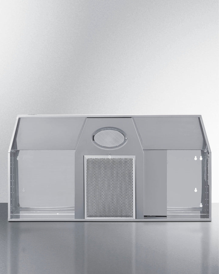 Summit H36RSS 36″ Wide Under-Cabinet Convertible Range Hood – Stainless Steel Finish