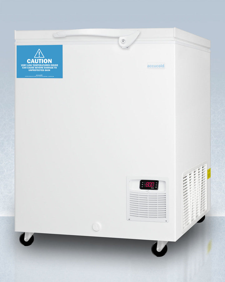 Accucold LAB11R9 4.8 cu. ft. Ultra-Low Chest Freezer – −50 °C to −85 °C Range, White Cabinet
