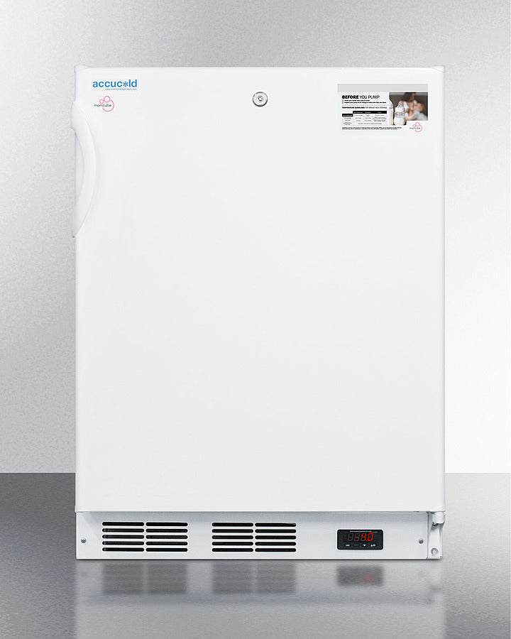 Summit VT65MLBIMCADA 24″ Wide ADA-Compliant MOMCUBE® Breast Milk Freezer – 3.5 cu. ft.