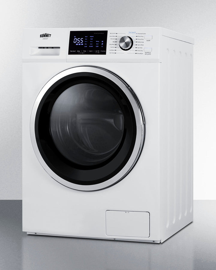 Summit LW2427 24″ Wide 2.7 cu. ft. Front-Loading Washer – White
