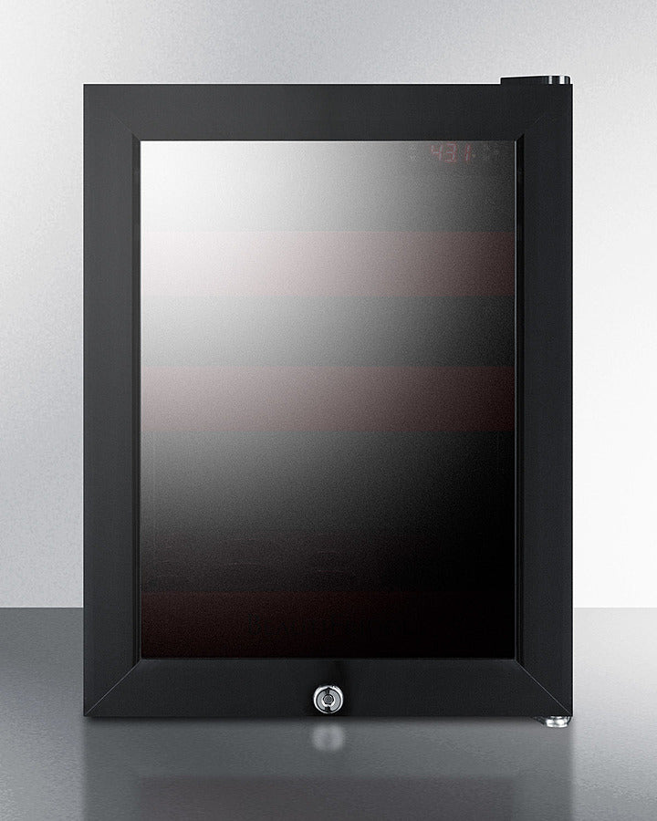 Summit LX114LRT1 14″ BeautiFridge Compact Cosmetics Cooler – Mirror-Tinted Glass Door