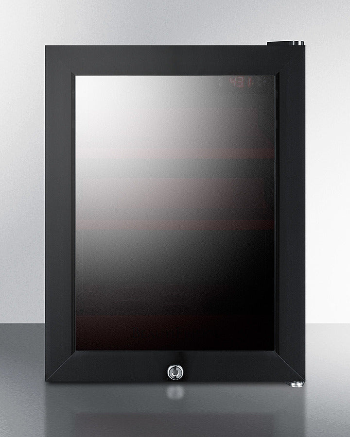 Summit LX114LRT1 14″ BeautiFridge Compact Cosmetics Cooler – Mirror-Tinted Glass Door