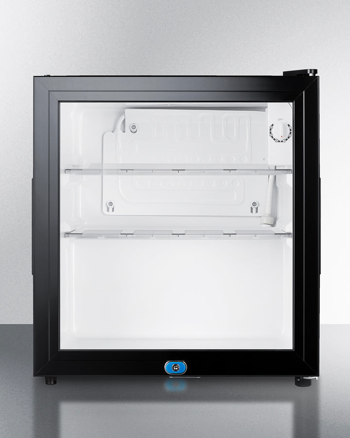Summit MB43GL 18″ Compact Minibar with Glass Door – Black Cabinet