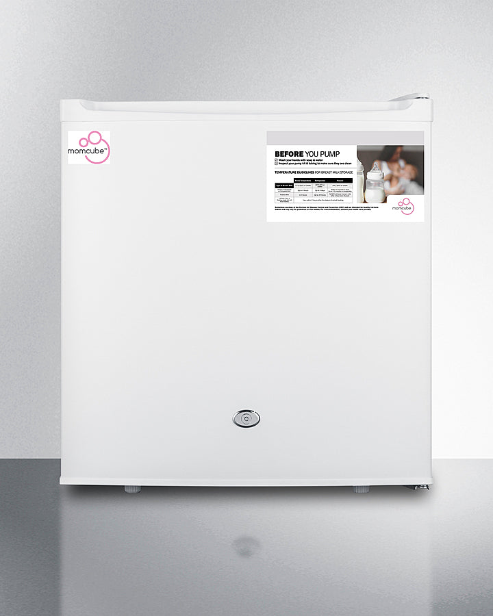 Summit MC2 19″ Wide Compact MOMCUBE® Breast Milk Refrigerator – White Cabinet