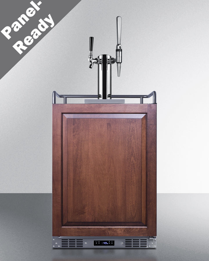 Summit SBC682PNRCMTWIN 24″ Wide Built-In Cold Brew/Nitro Coffee Kegerator – Panel-Ready