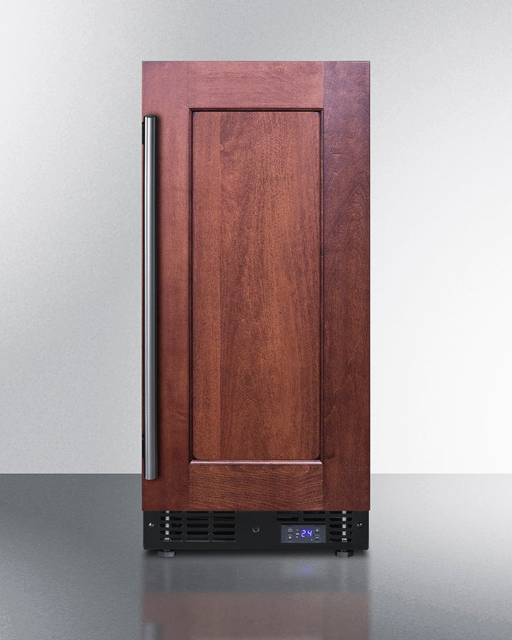 Summit SCFF1533BIF 15″ Wide Built-In All-Freezer – Panel-Ready, Frost-Free (Black Cabinet)