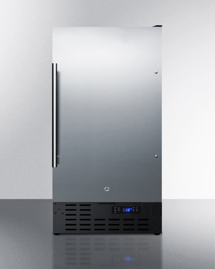 Summit SCFF1842CSSADA 18″ Wide ADA-Compliant Frost-Free All-Freezer – Stainless Steel Exterior