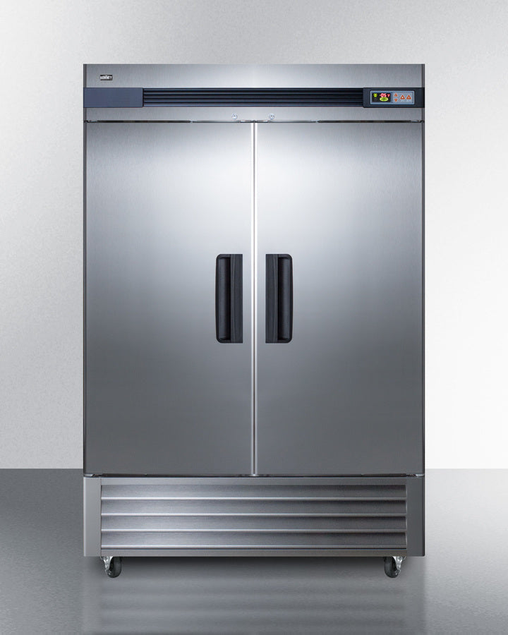 Summit SCFF497 49 Cu. Ft. Reach-In All-Freezer – Stainless Steel Inside & Out