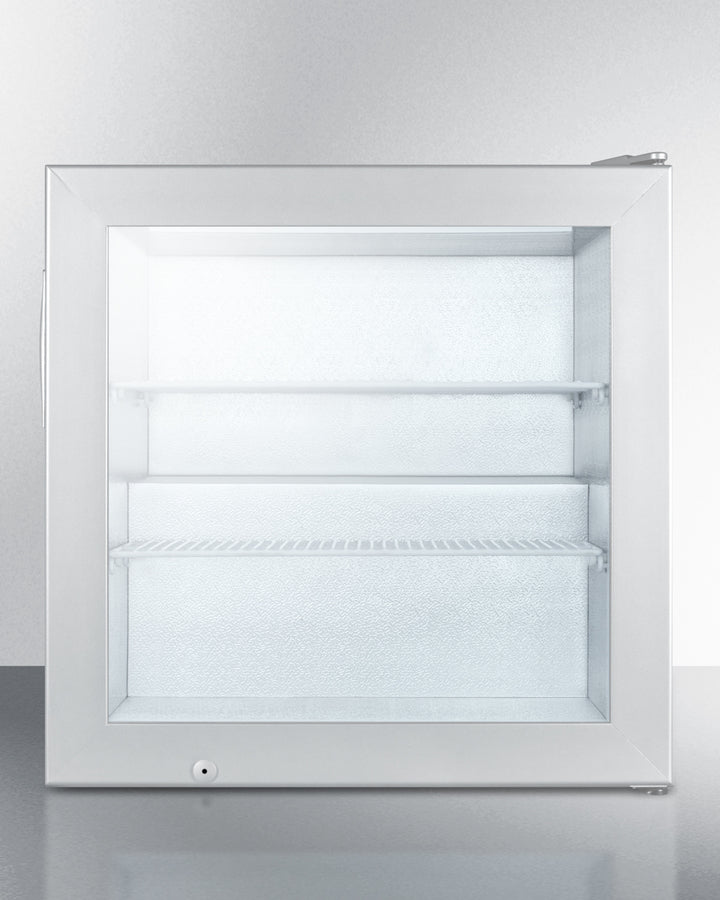 Summit SCFU386CSS 24.5″ Compact Commercial All-Freezer – 2.0 cu. ft., Glass Door