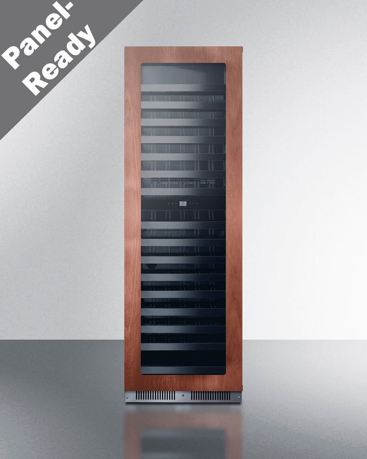 Summit SDHWC98PNR 24″ Wide Dual-Zone Wine Cellar – Panel-Ready Door, 98-Bottle Capacity, Shallow 18″ Depth