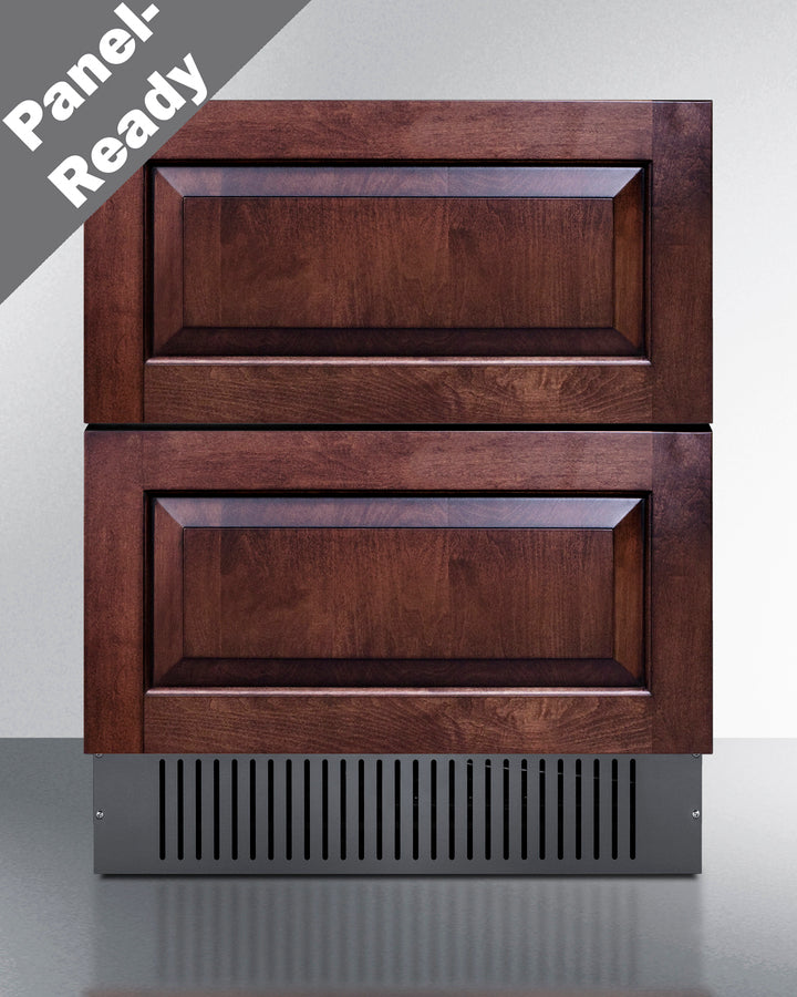 Summit SPR275OS2DCSS 27″ Wide 2-Drawer All-Refrigerator – Stainless Steel / Panel-Ready