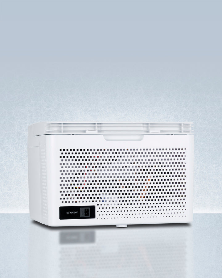 Summit SPRF11MC 0.35 cu ft Portable Breast-Milk Refrigerator/Freezer – 12/24 V DC & 110 V AC, White Cabinet