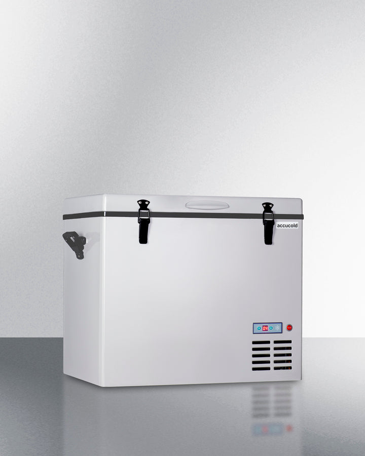 Summit SPRF56 Portable Refrigerator/Freezer – 1.94 cu. ft. Dual-Zone Cooler, 12V/AC Powered