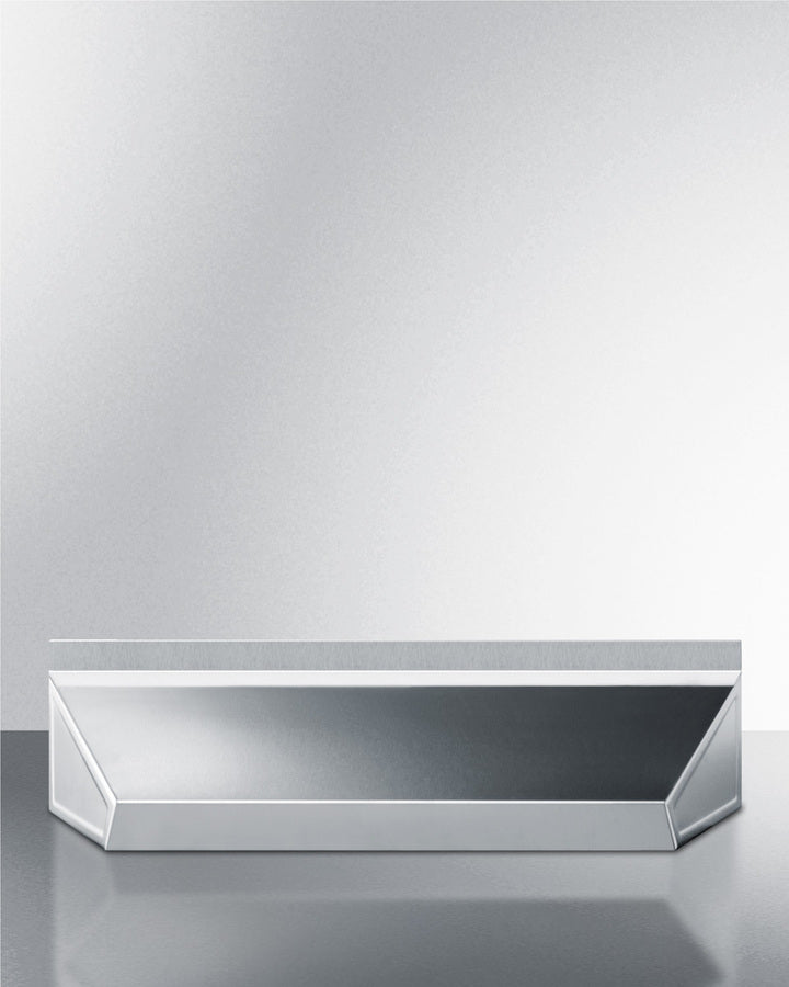 Summit HSHELL24SS 24″ Wide Shell Hood – Stainless Steel