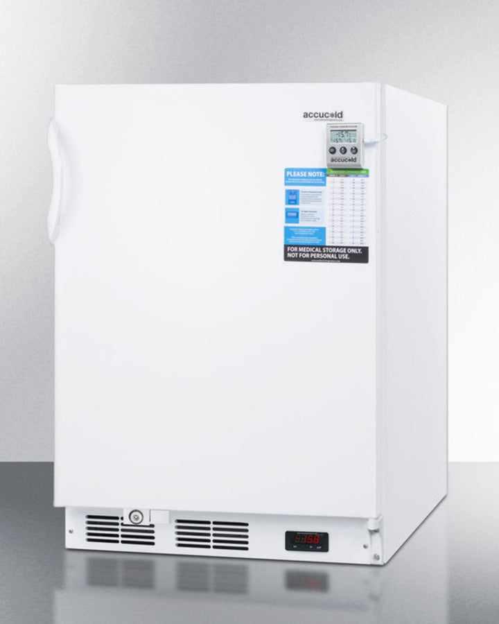 Summit VT65MLBIVACADA 24″ ADA-Compliant Built-In Vaccine / All-Freezer – 3.2 cu. ft., −25 °C Capable