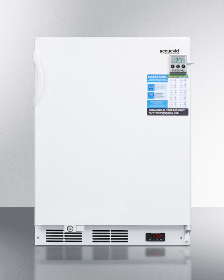 Summit VT65MLBIVACADA 24″ ADA-Compliant Built-In Vaccine / All-Freezer – 3.2 cu. ft., −25 °C Capable