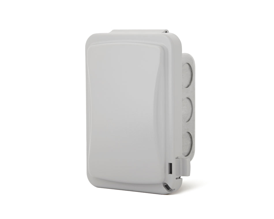 INFRATECH 14-4410 Single Simple On/Off Switch with Weatherproof Cover for In Wall Installation