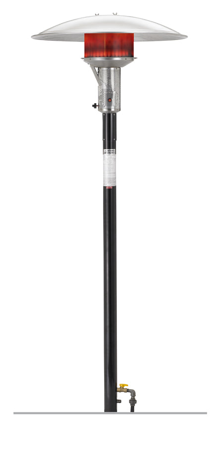 SUNGLO PSA265 Black Permanent Post Natural Gas Heater