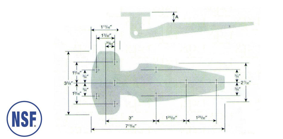 Dent D45 Reversible Walk-in Hinge Series