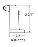 Kason 58 Series Strike ONLY! Kason Latches %product_description%