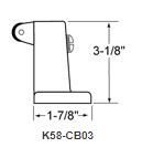 Kason 58 Series Strike ONLY! Kason Latches %product_description%