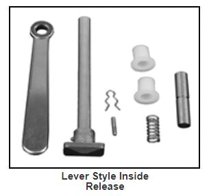 Kason 1236C Heavy Duty Lever Locking Handle Complete Set w/Key Kason Latches %product_description%