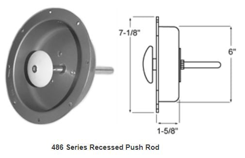 Kason Recessed Push Rods Kason Latches %product_description%