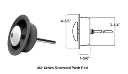 Kason Recessed Push Rods Kason Latches %product_description%