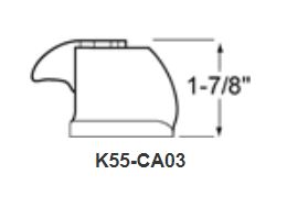 Kason 55 Series Walk-In Replacement Strike ONLY. Kason Latches %product_description%