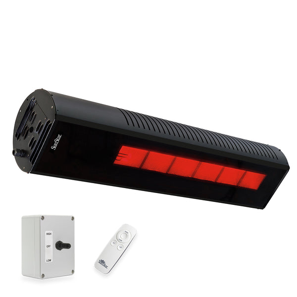 SunStar SGL1560 Two-Stage Infrared Patio Heaters with Wireless Remote Control